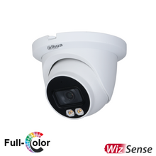 Load image into Gallery viewer, Dahua 4MP Full-color Warm LED Fixed-focal Eyeball WizSense Network Camera