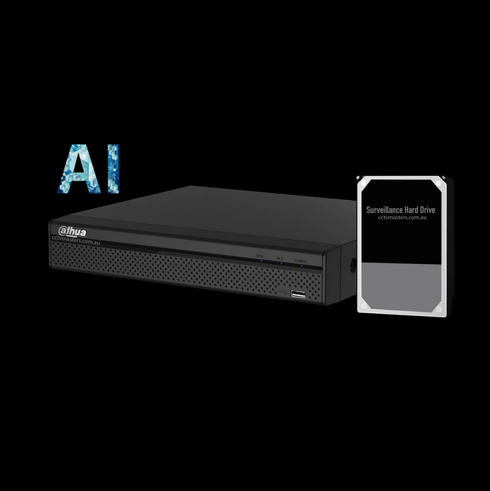 Dahua 4Ch AI NVR Smart 2.0 Ultra 4K WizSense Network Video Recorder