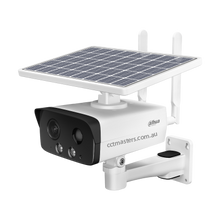 Load image into Gallery viewer, Dahua Wireless 4G SOLAR Camera, 4MP IR Fixed focal Bullet 4G Network Camera