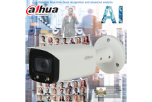 Load image into Gallery viewer, Dahua 4MP Smart AI Starlight+ IP Bullet Fixed 2.8mm, White Light, PoE - CCTVMasters.com.au