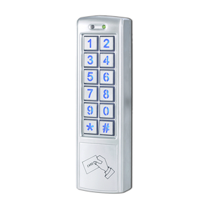Standalone Access Control Keypad with Reader up to 500 Users Slim Version