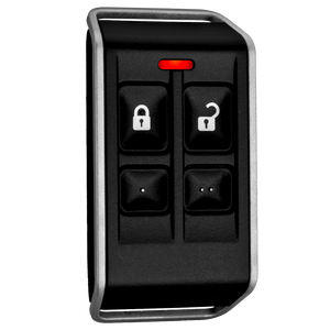 Bosch BOSRFKF-FB Radion series Wireless key fob transmitter delux black case 4 button, 433MHz