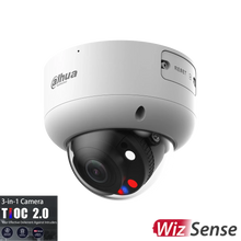 Load image into Gallery viewer, Dahua 8MP Smart Dual Illumination Active Deterrence Dome WizSense Network Camera V3.0 8MP Full-color Motorised