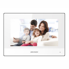 Load image into Gallery viewer, Hikvision 2nd Gen IP Intercom, 7&quot; Touch Screen Room Station, WiFi, 1024 x 600, 12VDC/POE