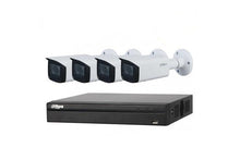Load image into Gallery viewer, Dahua 4 x 4MP Motorized Bullet Bundle Kit with 4CH NVR + 2TB HDD Kit includes: 1 x 4ch NVR4104HS-P-4KS2 1 x Surveillance HD-2TB installed 4 x Motorized Bullet HFW2431TP-ZS-27135-S2 Features: 4MP, 1/3&quot; CMOS image sensor, low illuminance, Built-in IR LED, max IR distance 60m Intelligent detection: Intrusion