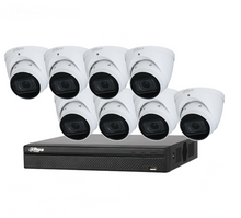 Load image into Gallery viewer, Dahua Camera, 8 x 4MP IP Motorized Turret Bundle Kit with 8ch NVR+ 2TB HDD - CCTVMasters.com.au