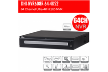 Load image into Gallery viewer, Dahua 64Ch Ultra 4K H.265 NVR DHI-NVR608R-64/128-4KS2